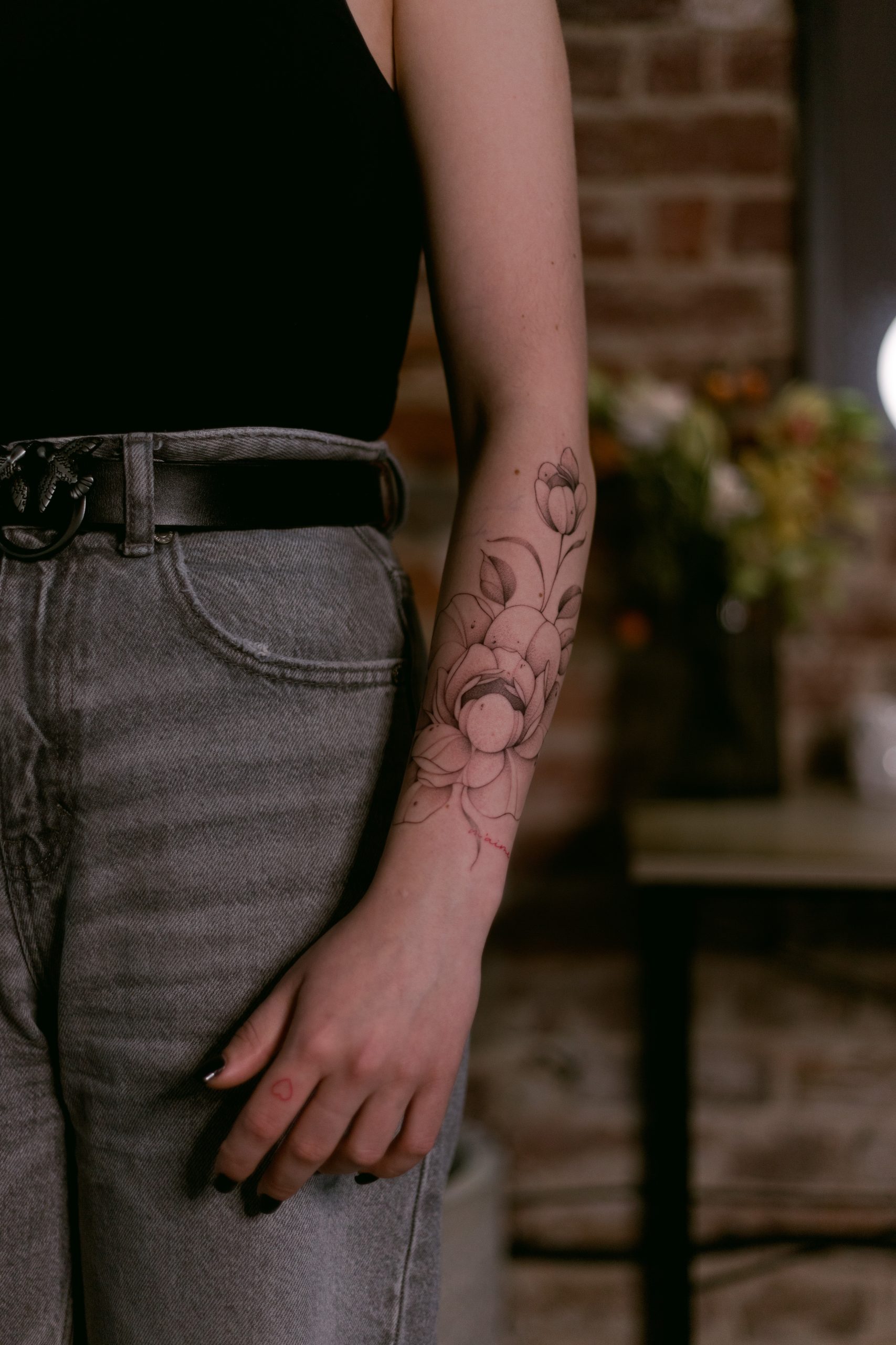 Тату флористика